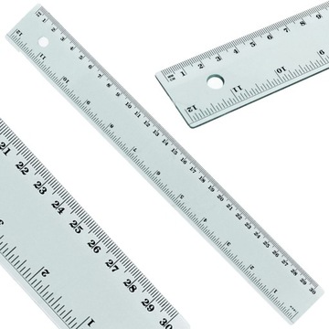 Linijka 30 cm elastyczna plastikowa szara długa