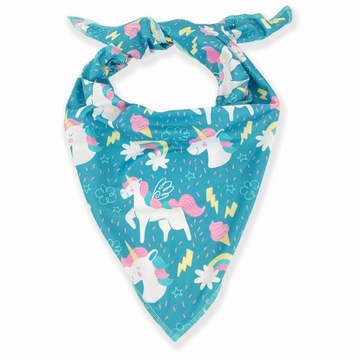 Kolorowa chusta jeździecka bandanka w jednorożce