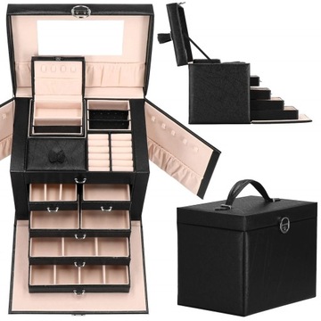 КОРОБКА-ОРГАНИЗАТОР ДЛЯ ЧАСОВ, УКРАШЕНИЙ, КАССЕТА, КОРОБКА, КОРОБКА, БОЛЬШАЯ КОРОБКА