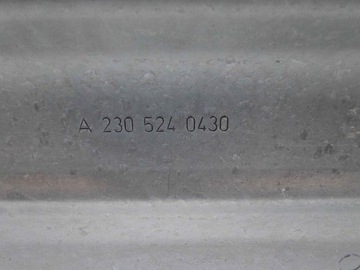 MERCEDES SL R230 230 ПЕРЕД ПОДЪЕМОМ КРЫШКИ БАМПЕРА