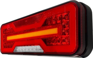 LAMPA TYLNA PRAWA ZESPOLONA LED NEON DYNAMICZNY KIERUNEK LAWETA