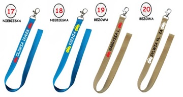 Smycz na klucze z imieniem, nazwiskiem - dla chłopaka