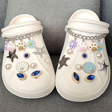 20 шт. зажимы для обуви «сделай сам», декоративные съемные