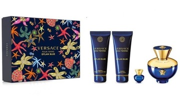 ZESTAW VERSACE DYLAN BLUE EDP (100 ML + 100 ML + 100 ML + 5 ML)
