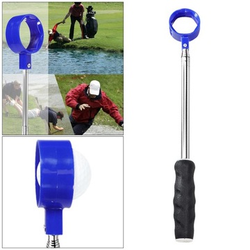 Retriever z piłeczkami golfowymi 6FT niebieski
