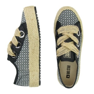 TRAMPKI damskie BIG STAR espadryle wygodne stylowe kobiece JJ274393 37