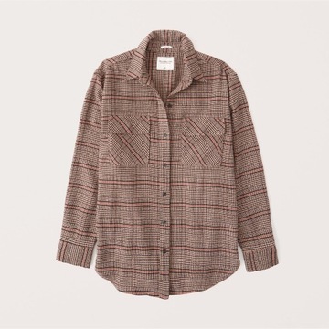 ABERCROMBIE Hollister Koszulka Flanelowa USA XS