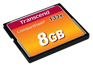 Карта памяти CompactFlash CF Transcend 133x 8 ГБ