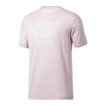 Koszulka męska t-shirt różowy Reebok Tech Style Pride H38081 L
