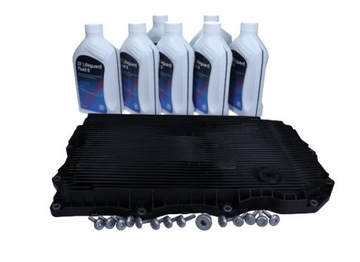 ORYGINALNY ZAPAKOWANY ZF OLEJ LIFEGUARD FLUID 8HP MISKA ŚRUBY BMW ZESTAW