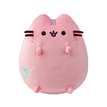 61560 PUSHEEN LOVING RÓŻOWY z miętowym serduszkiem maskotka 19 cm