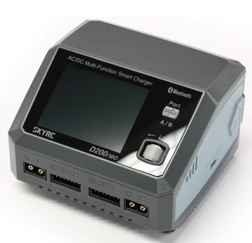 Двухканальное зарядное устройство SkyRC D200 Neo+ NFC 6S LiPo/LiIon AC/DC 35A 2x400W