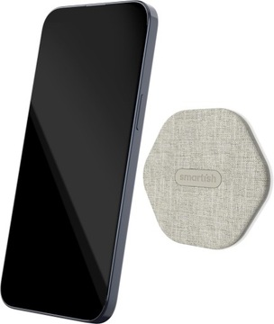 Клейкий держатель для телефона с очень сильным магнитом.