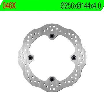 Tarcza Hamulcowa NG046X WAVE Na Przód (255x144x4mm) (4x10,5mm) HONDA CB 350