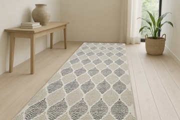 CHODNIK DO PRZEDPOKOJU BEŻOWY CHODNIK DO KUCHNI KREMOWY NA METRY BOHO 100