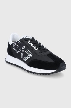 EA7 Emporio Armani Sneakersy X8X101 XK257 A120 Black/White rozmiar 43 1/3