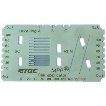 Płytka inspektorska ISO 2409 i ASTM D 3359