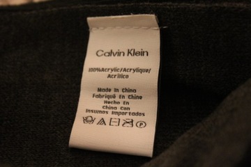 zestaw czapka szal Calvin Klein czarny szary męski