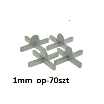 Krzyżyki z uchwytem do płytek 1mm