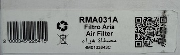 AVS AUTOPARTS RMA031A FILTR VZDUCHU