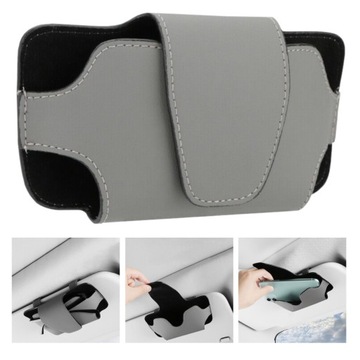 ETUI NA OKULARY DO SAMOCHODU AUTA WIESZAK NA OSŁONY PRZECIWSŁONECZNE