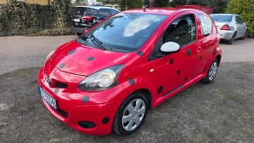 Toyota Yaris III Hatchback 5d Facelifting 1.0 VVT-i 69KM 2009 TOYOTA AYGO 1.0 VVT-i 68KM 2009 KLIMA-SERWO SUPER STAN! BIEDRONECZKA!!!, zdjęcie 10