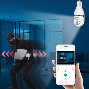 ВРАЩАЮЩАЯСЯ ВНУТРЕННЯЯ КАМЕРА WIFI Full HD ICSEE 2MP с лампой наблюдения