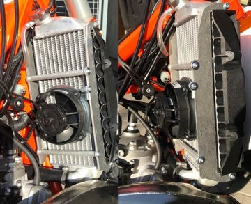 крышки радиатора + вентилятор KTM HUSQVARNA TPI EXC