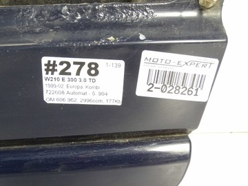 MERCEDES E W210 KOMBI VÍKO KUFRU SKLO (OKNO) KUFRU ZADNÍ