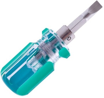 МАЛЕНЬКАЯ ОТВЕРТКА ДВУХСТОРОННЯЯ ПЛОСКАЯ ОТВЕРТКА С МАГНИТНЫМ КРЕСТОМ 2 НАКОНЕЧНИКАМИ