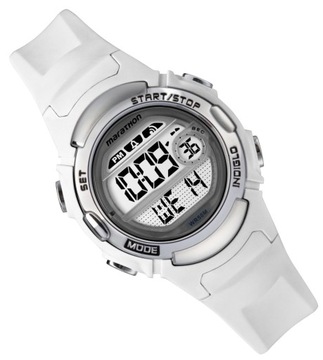 Biały zegarek na pasku dla dziecka Timex TW5M15100