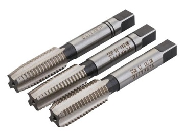 Gwintownik ręczny M8x1,25mm kpl. 3 sztuk Verkatto VR-2904