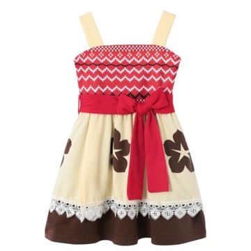 STRÓJ PRZEBRANIE SUKIENKA VAIANA NASZYJNIK 122/128