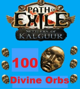 PATH OF EXILE SETTLERS OF KALGUUR 100 SZTUK DIVINE ORB ORBY NOWA LIGA POE