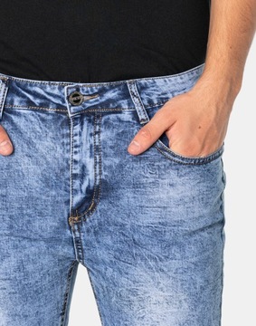 Krótkie Spodnie Spodenki Szorty Jeans Męskie Jeansowe Lato D102 r 31