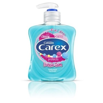 CAREX MYDŁO W PŁYNIE 250ml guma balonowa + gratis