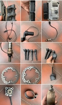 Детали двигателя BMW K1300, модуль клапанов, лямбда-жгут