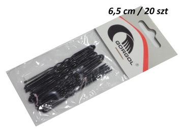 Szpilki kokówki spinki do koka włosów czarne 6,5 cm GORGOL