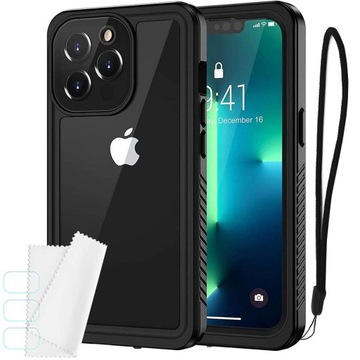 Etui wodoodporne do Apple iPhone 13 Pro Max 360 Alogy Pancerne Armor IP68 z