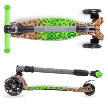 ТРЕХКОЛЕСНЫЙ САМОКОТ KIDWELL GAME EDITION СВЕТОДИОДНЫЕ КОЛЕСА