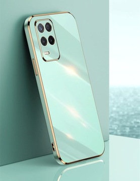 ГЛАМУРНЫЙ ЧЕХОЛ ДЛЯ REALME 8/8 PRO СИЛИКОН + СТЕКЛО