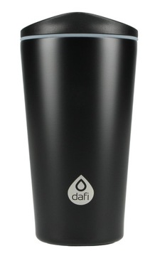 Kubek termiczny do kawy i herbaty Dafi 420ml Double Wall (czarny)