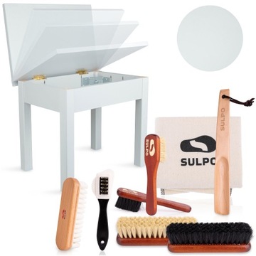 НАБОР ЩЕТКОВ ДЛЯ ЧИСТКИ ОБУВИ, УХОД ЗА ЗАМШЕЙ, КОЖИ