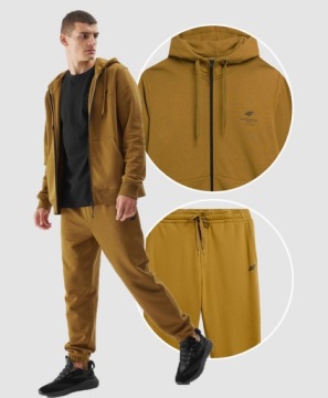 4F KOMPLET DRESOWY MĘSKI ZESTAW BLUZA SPODNIE