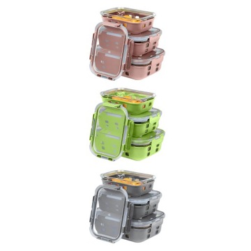 Пищевая контейнер тепло -устойчивый герметичный ланчбачок + бесплатно