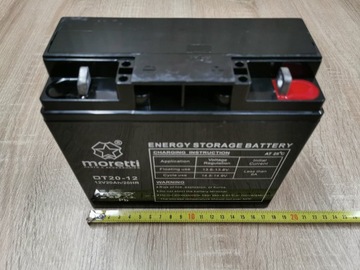 Гелевый аккумулятор Газонокосилки Снегоочистители MORETTI OT20-12 12 В 20 Ач