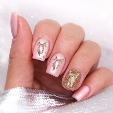 Наклейки для ногтей Художественные аксессуары Бантики Драгоценности Металлические подвески