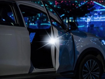 Светодиодная сигнальная лампа Baseus для двери автомобиля, грузовика, 2 шт.