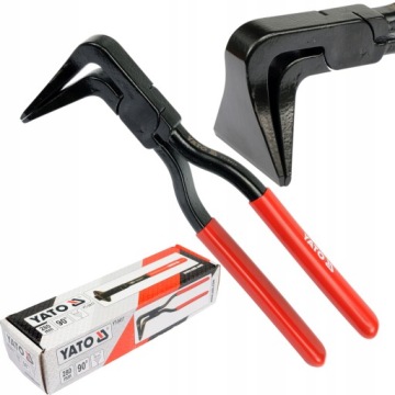 ЩИПЦЫ YATO ДЛЯ ГИБКИ ВЕРХНЕГО МЕТАЛЛА КРОВЕЛЬНЫЕ ЩИПЦЫ ИЗОГНУТЫЕ 90° 280 мм