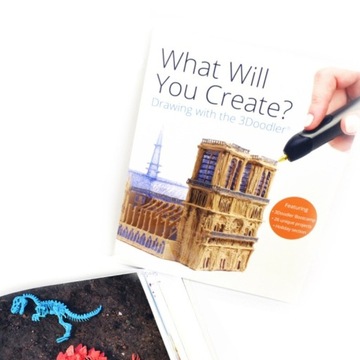 3Doodler Book, książka projektów, język angielski